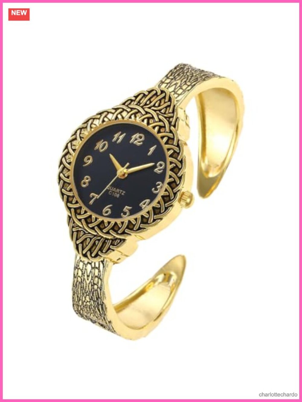 Vintage Minimalist Quartz Bracelet Watch Stainless Steel Arabic Numeral